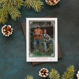Dekorativ ram - Glad jul bild Julkort