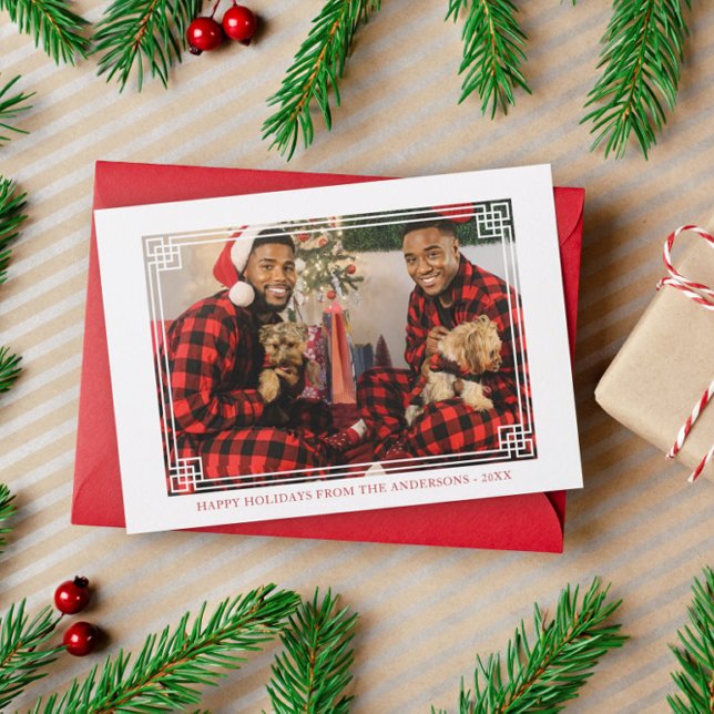 Dekorativ ram - Glad jul bild Julkort (Skapare uppladdad)