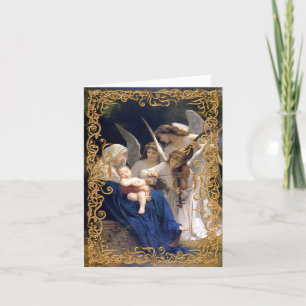 Dekorativ religiös julkort helgkort