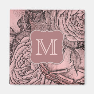 Dekorativ Ro Rosa Monogram Magnet