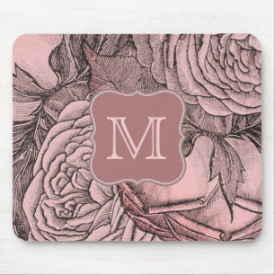Dekorativ Ro Rosa Monogram Musmatta