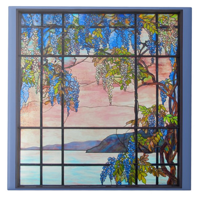 Dekorativ ruta för tjockt glasfönster kakelplatta (Framsidan)