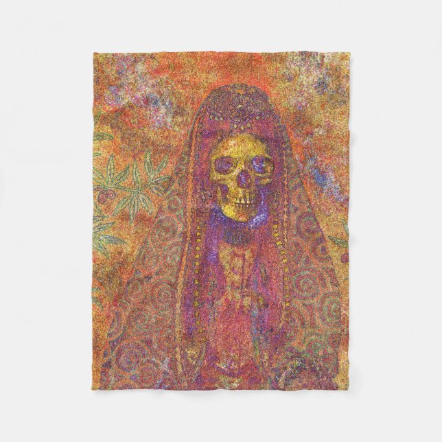 Dekorativ skeleton Fleece Blanket-design (Framsidan)