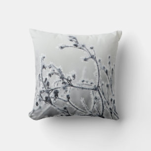Dekorativ Snö Blue & White Boll God jul Kudde