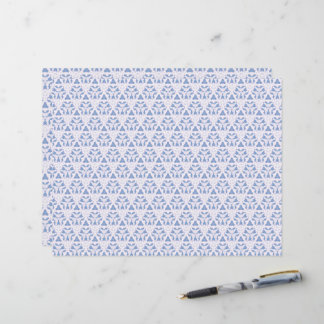 Dekorativ Snöre Triangles Blue White