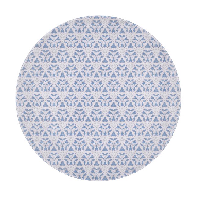 Dekorativ Snöre Triangles Blue White (Framsidan)