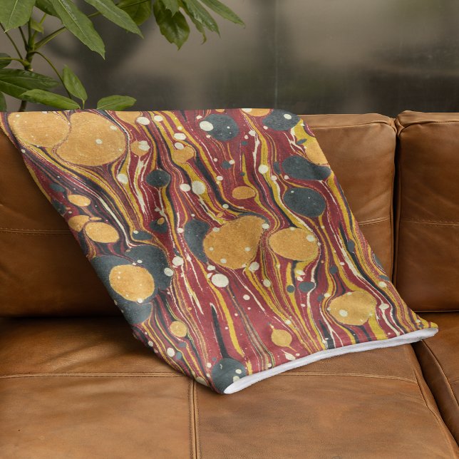 Dekorativ Struktur av Alexander Pope Fleecefilt (Decorative Texture Of Mr. Alexander Pope Fleece Blanket)