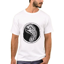 Dekorativ svart- och vit fiskdesign