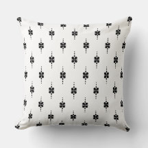 Dekorativ svart-vit design
