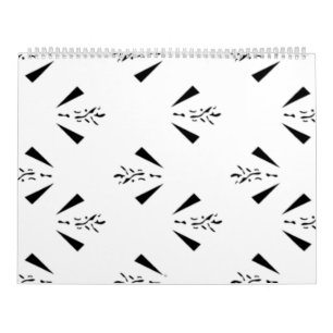 Dekorativ, träkol-Grått Kalender