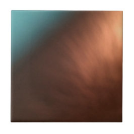 Dekorativ turkos och kopparbrun Tile Kakelplatta