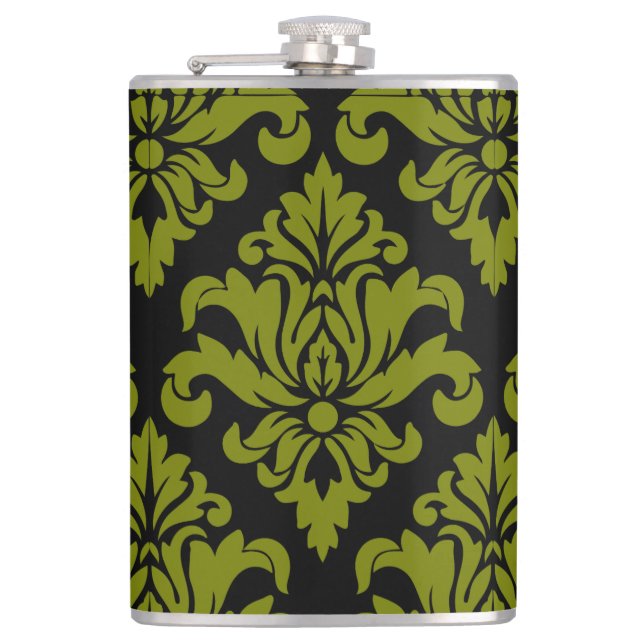 Dekorativ utskrift av Damask Fabric Fickplunta (Framsidan)