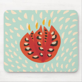 Dekorativ vacker Abstrakt Tulip Mönster Musmatta