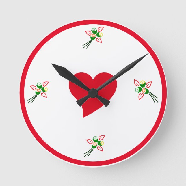 Dekorativ väggklocka för levande rum eller sovrum (Framsida)