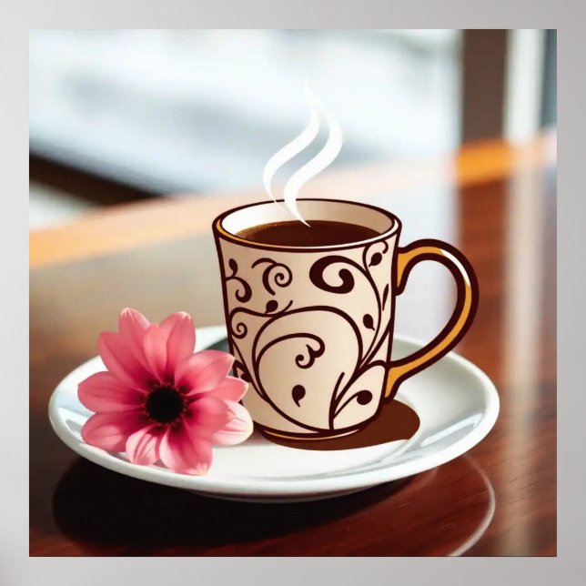 Dekorativ väggkonst - Mugg #4 (Framsidan)