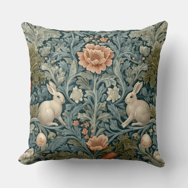 Dekorativ William Morris Kanin Kuddöverdragskudde Kudde (Framsida)