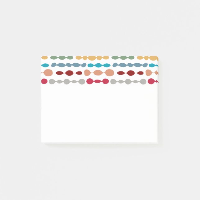 Dekorativa Barbeller Post-it Block (Framsida)