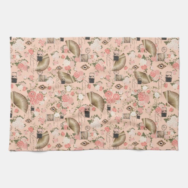 Dekorativa Blommigtar Köksdukar Kökshandduk (Horisontell)