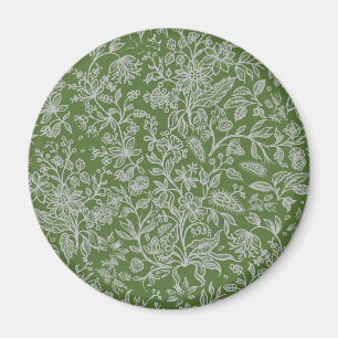 Dekorativa blommor 10 magnet