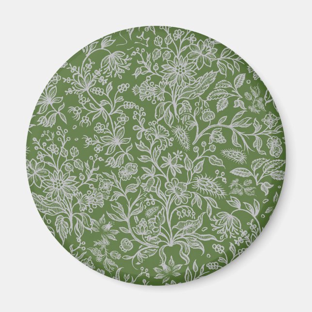Dekorativa blommor 10 magnet (Framsidan)