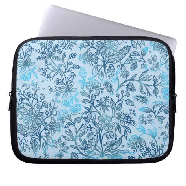Dekorativa blommor 15 laptop fodral (Framsidan)