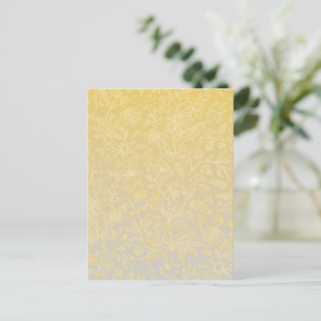Dekorativa blommor 20 helg vykort (Stående Fram)