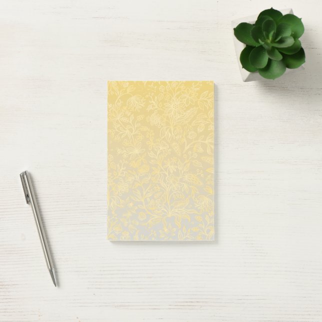 Dekorativa blommor 20 post-it block (Kontor)