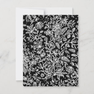 Dekorativa blommor 21 anteckningskort