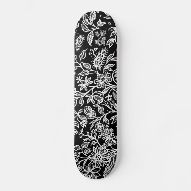 Dekorativa blommor 21 mini skateboard bräda 18,5 cm (Framsida)