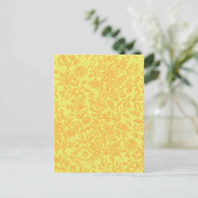 Dekorativa blommor 3 helg vykort (Stående Fram)