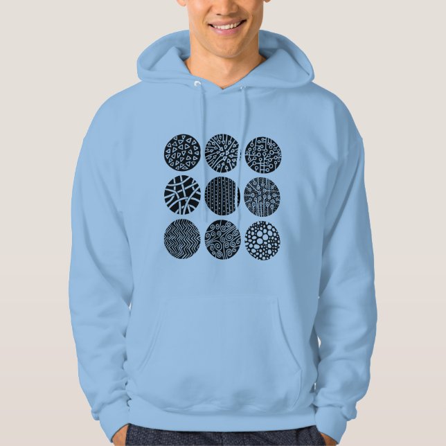 Dekorativa cirklar sweatshirt (Framsida)
