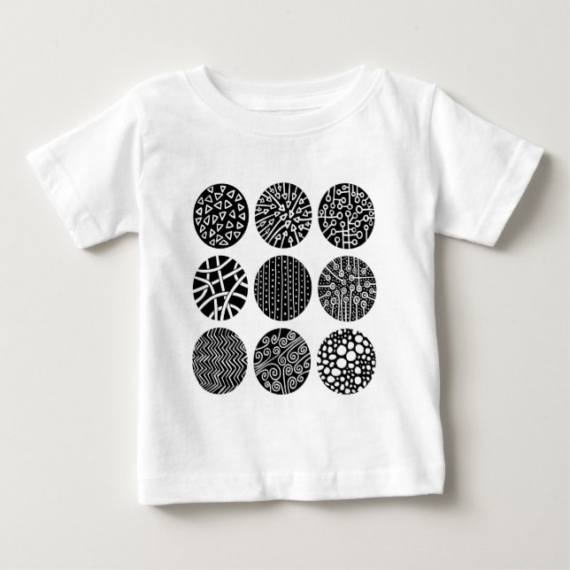 Dekorativa cirklar t-shirt (Framsida)