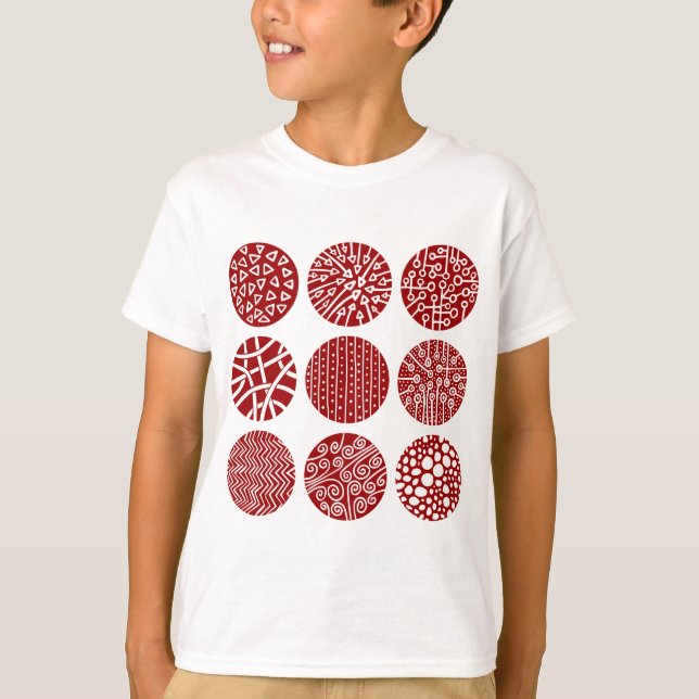 Dekorativa cirklar t shirt (Framsida)