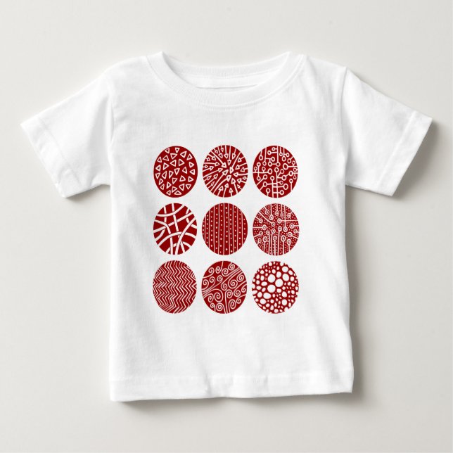 Dekorativa cirklar tee (Framsida)