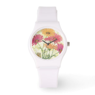 Dekorativa daisy armbandsur