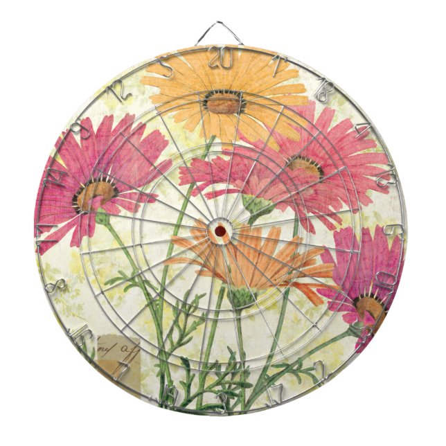 Dekorativa daisy darttavla (Framsidan)