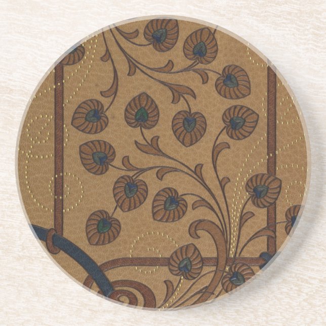 Dekorativa Deco Blommor Underlägg (Framsidan)