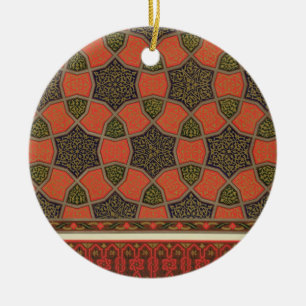 Dekorativa designer för arabiska, från 'arabisk julgransprydnad keramik