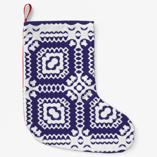 Dekorativa färg keramiska azulejoplattor. Vintage Liten Julstrumpa