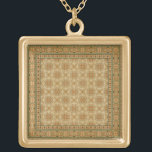 Dekorativa italienska mosaikplattor efter Vision S Guldpläterat Halsband<br><div class="desc">Vision Studio ger dig ett underbart italienskt mosaiktryck. Den tunna grönten blandas med varm brun genom dekorativa plattor för att ge en lugn till alla som tittar på detta tryckeri. Om du behöver lite lugn i ditt liv eller vet någon som köper biet i dag!</div>