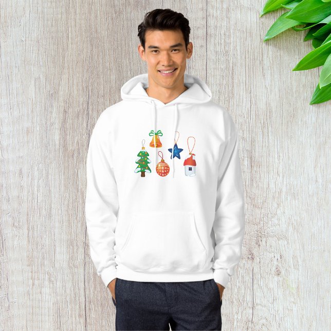 Dekorativa julprydnader hoodie (Skapare uppladdad)