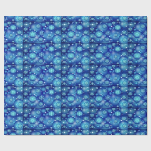 Dekorativa julprydnader med Snö Presentpapper (Seam)