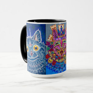 Dekorativa katter av Louis Wain Mugg