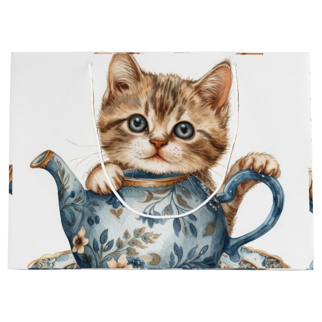 Dekorativa kattgåspåsar (Framsidan)