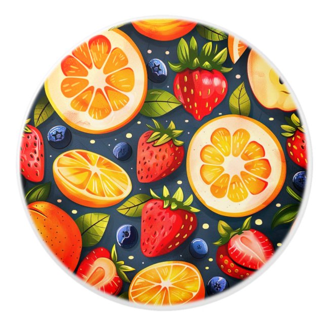 Dekorativa keramiska knop knopp (Framsidan)