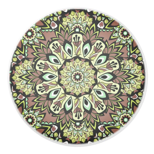 Dekorativa keramiska knop knopp (Framsidan)