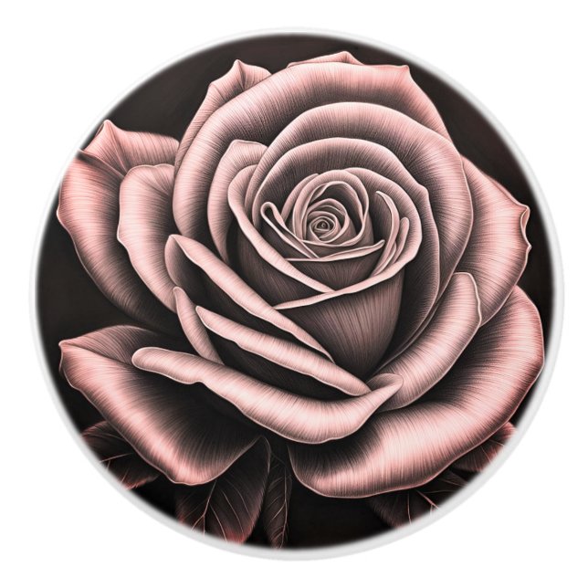 Dekorativa keramiska knop knopp (Framsidan)