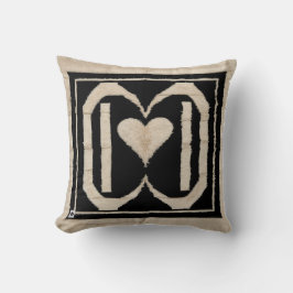 Dekorativa Kilim Pillows: Black and White Kudde