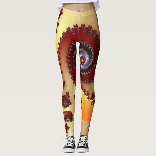 Dekorativa kvinnlig könsstympning leggings (Framsida)