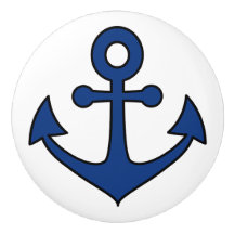 Dekorativa nautiska keramiska knoppar